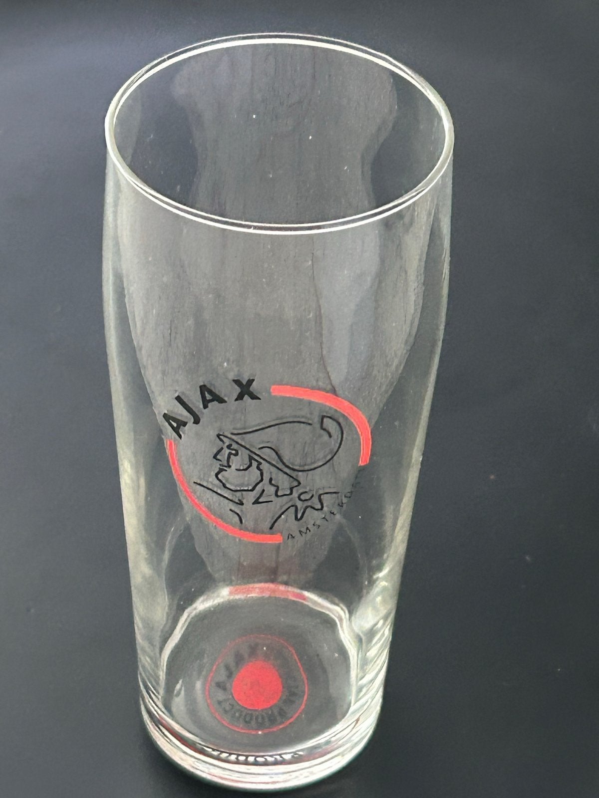 Ajax bierglas - Officieel product, Meerkleurig, Overige stijlen, Ophalen of Verzenden, Zo goed als nieuw