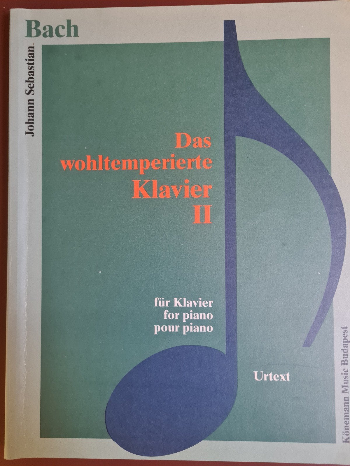 Bach: Das wohltemperierte Klavier II - Urtext voor piano, Muziek en Instrumenten, Bladmuziek, Gebruikt, Klassiek, Ophalen of Verzenden
