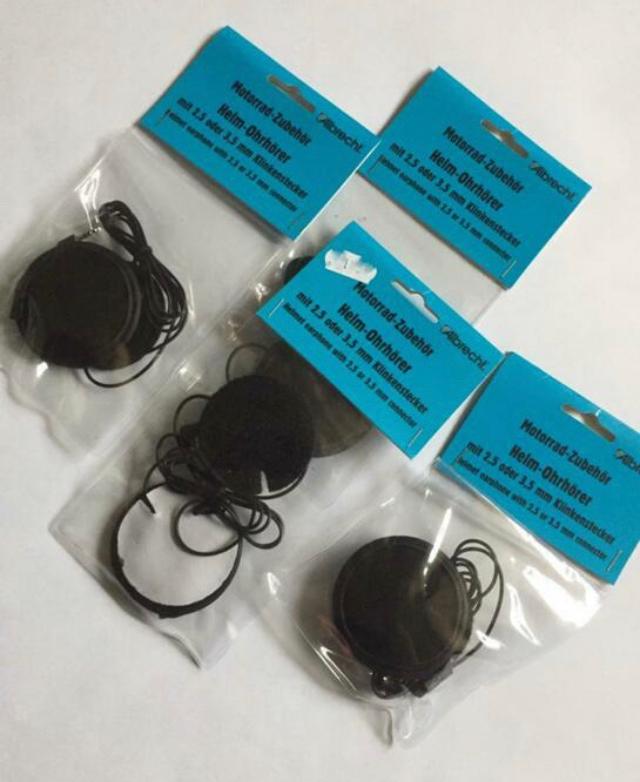 Oor microfoon motorhelm met 3.5 of 2.5 jack aansluiting, Ophalen of Verzenden, Nieuw