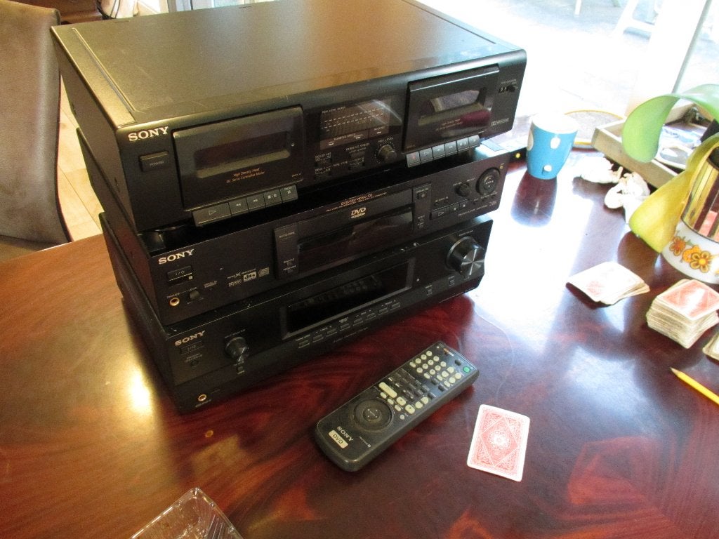 Sony tapedeck TC-WE305, Ophalen of Verzenden, Sony, High speed dubbing
