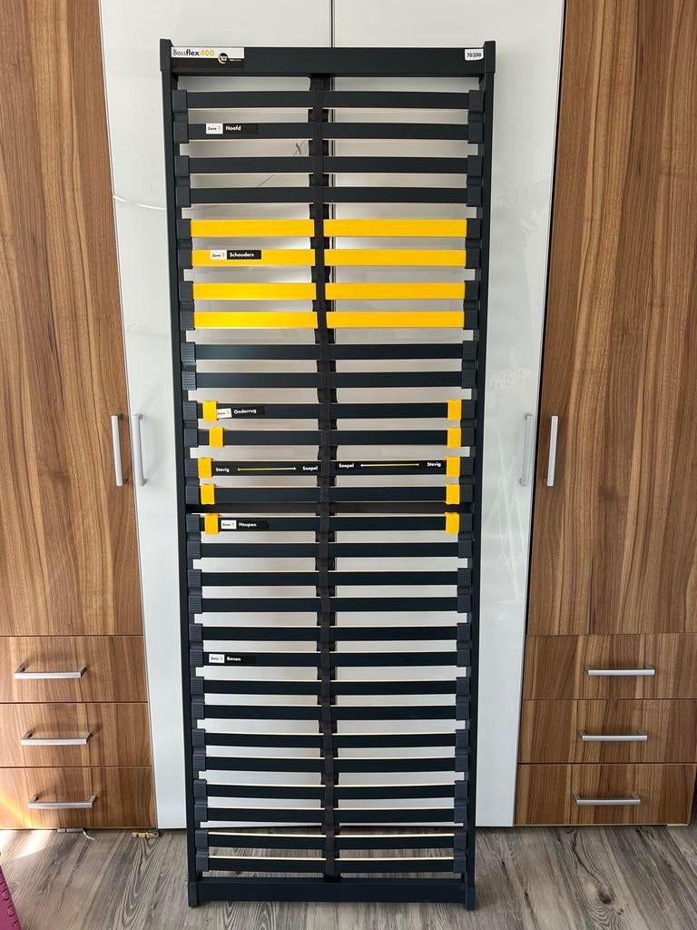 Bedbodem lattenbodem eenpersoons bed Bossflex 400, Huis en Inrichting, Slaapkamer | Matrassen en Bedbodems, Nieuw, Bedbodem, 70 cm of minder