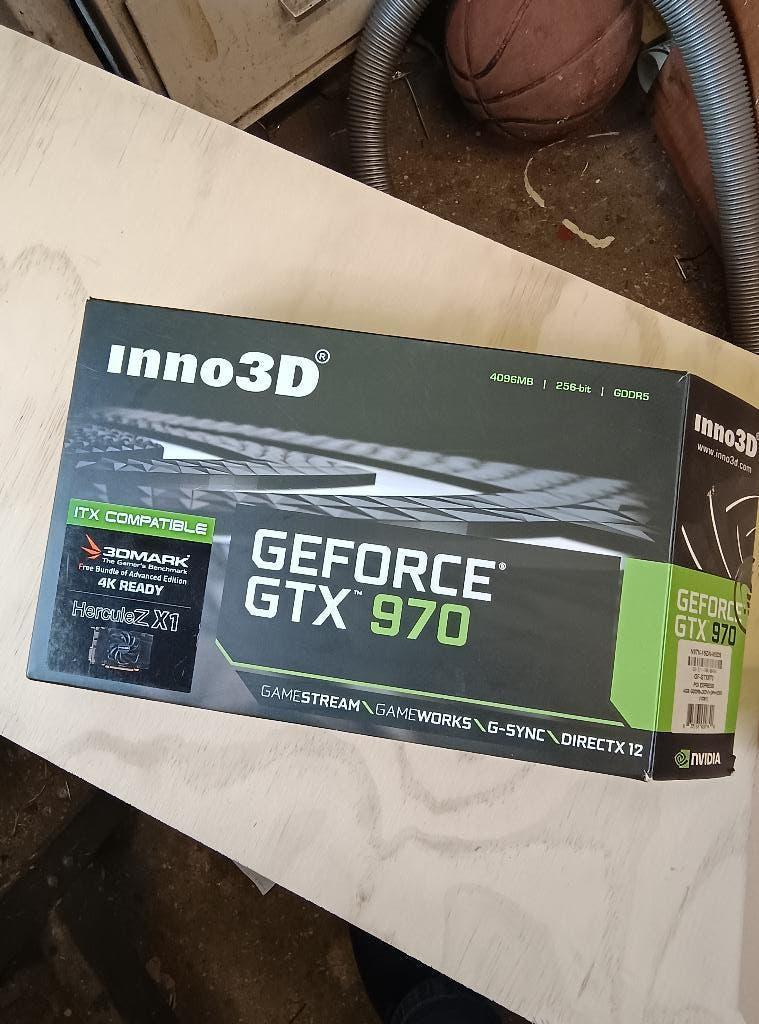 INNO3D GeForce GTX 970 4GB, Computers en Software, Videokaarten, PCI-Express 3, Gebruikt, HDMI, Ophalen of Verzenden