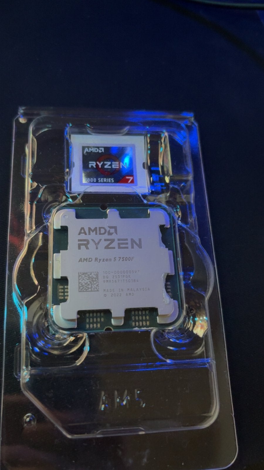 AMD Ryzen 5 7500F CPU - Zo goed als nieuw, Computers en Software, Processors, Ophalen, Zo goed als nieuw, 6-core, 3 tot 4 Ghz