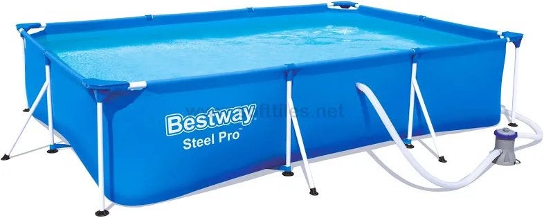 Bestway Steel Pro Zwembad 3.00x2.01m met pomp en toebehoren, Ophalen, Gebruikt, Opzetzwembad, 200 tot 400 cm