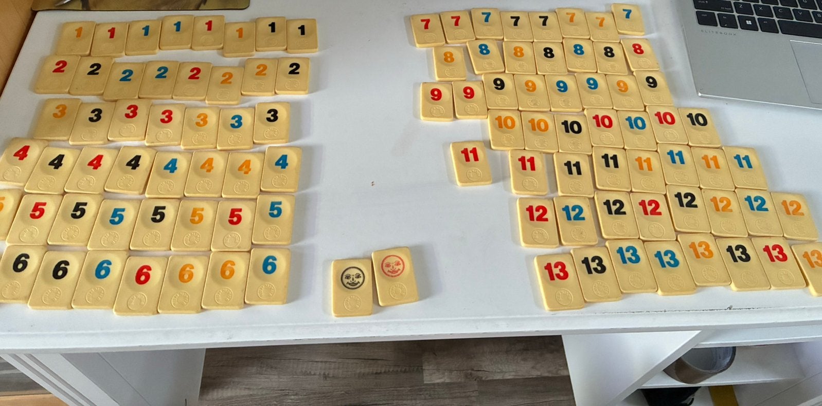 Losse Rummikub stenen € 0,25 p/s, Ophalen of Verzenden, Gebruikt