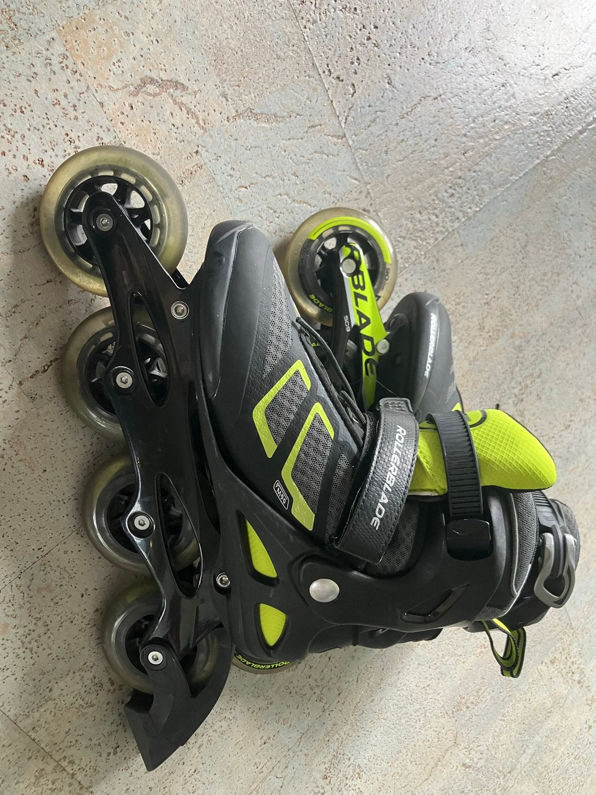 Rollerblade Macroblade 90 Inline Skates - Maat 40.5, Gebruikt, Ophalen of Verzenden, Inline skates 4 wielen, Powerslide