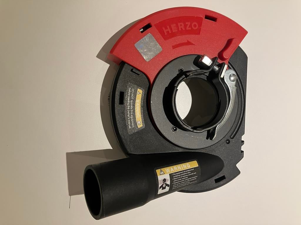 Komschijf diamant met afzuigkap haakse slijper 125mm, Ophalen of Verzenden, Gebruikt, 1000 watt of meer, Overige typen