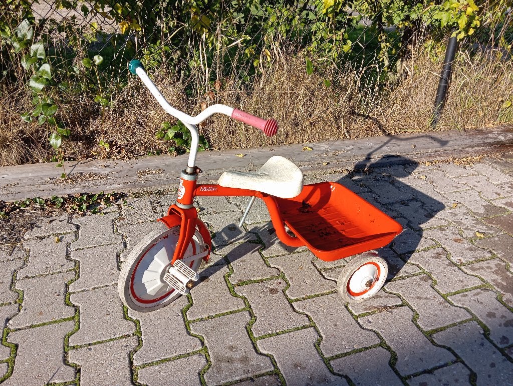 Vintage Winther driewieler – VW Kever / T1 / oldtimer, Ophalen, Gebruikt