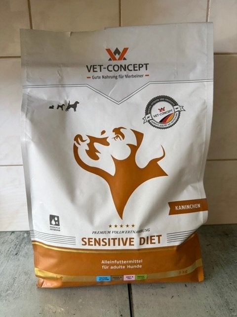 Vet concept honden voer, Ophalen, Hond