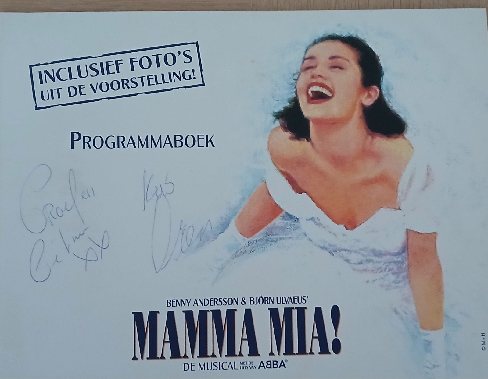 Mamma Mia! De Musical Programmaboek + CD + Ticket, Ophalen of Verzenden, Zo goed als nieuw, Benny Andersson & Björn Ulvaeus, Filmspecifiek