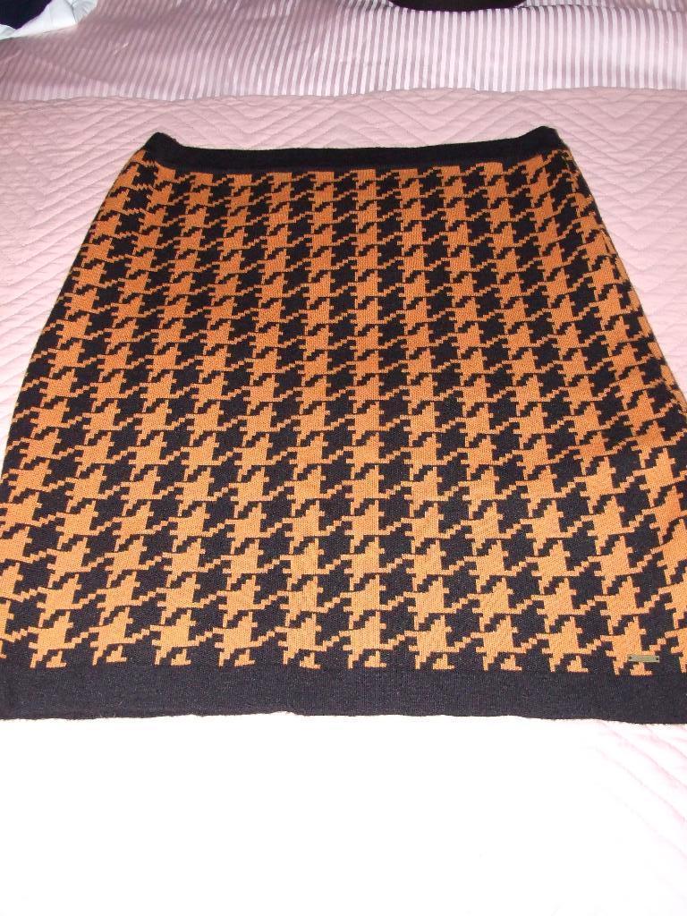 CadaDia nieuwe rok in pied de Poule, maat 42, Kleding | Dames, Rokken, CadaDia, Zwart, Maat 42/44 (L), Nieuw