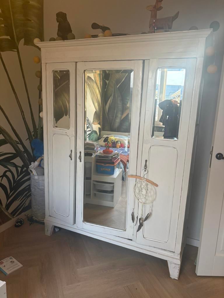 Super Antieke Vintage kast! Babykamer Kinderkamer Brocant, Antiek en Kunst, Antiek | Meubels | Kasten, Ophalen