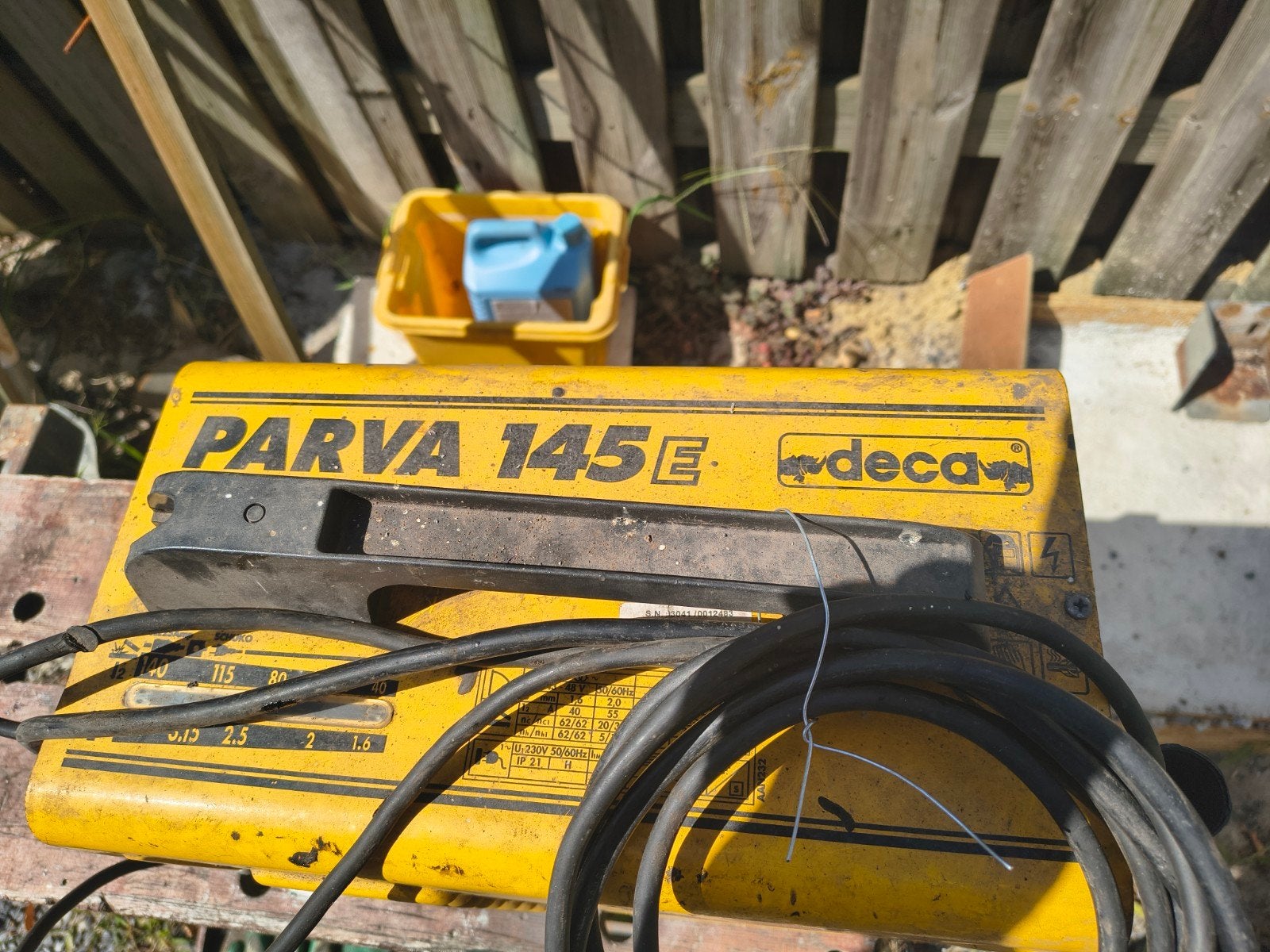 Deca Parva 145E lasapparaat, gebruikt, Ophalen, Gebruikt, Minder dan 150 ampère, Elektroden