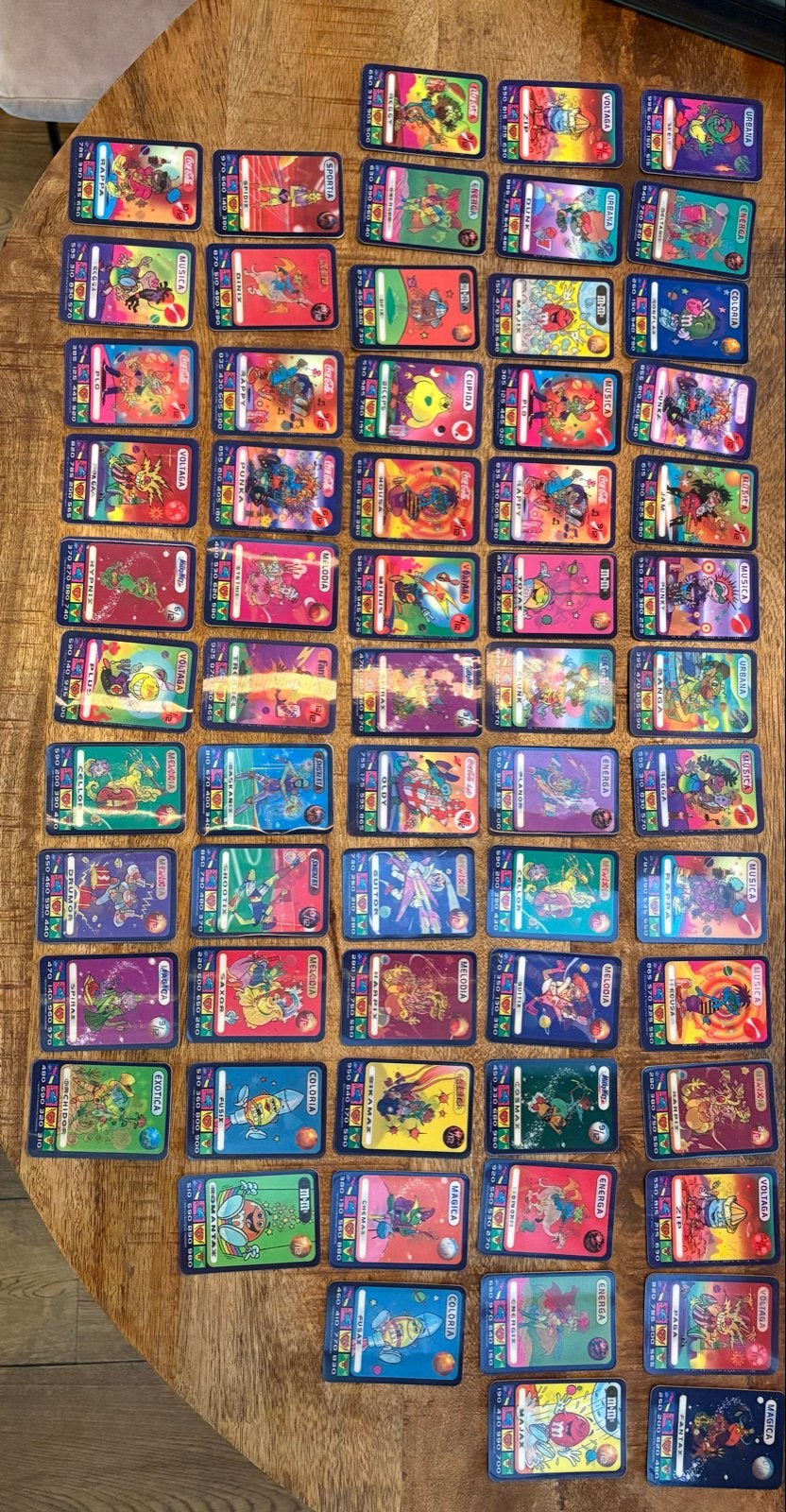 Grote collectie Spacix kaarten, Ophalen