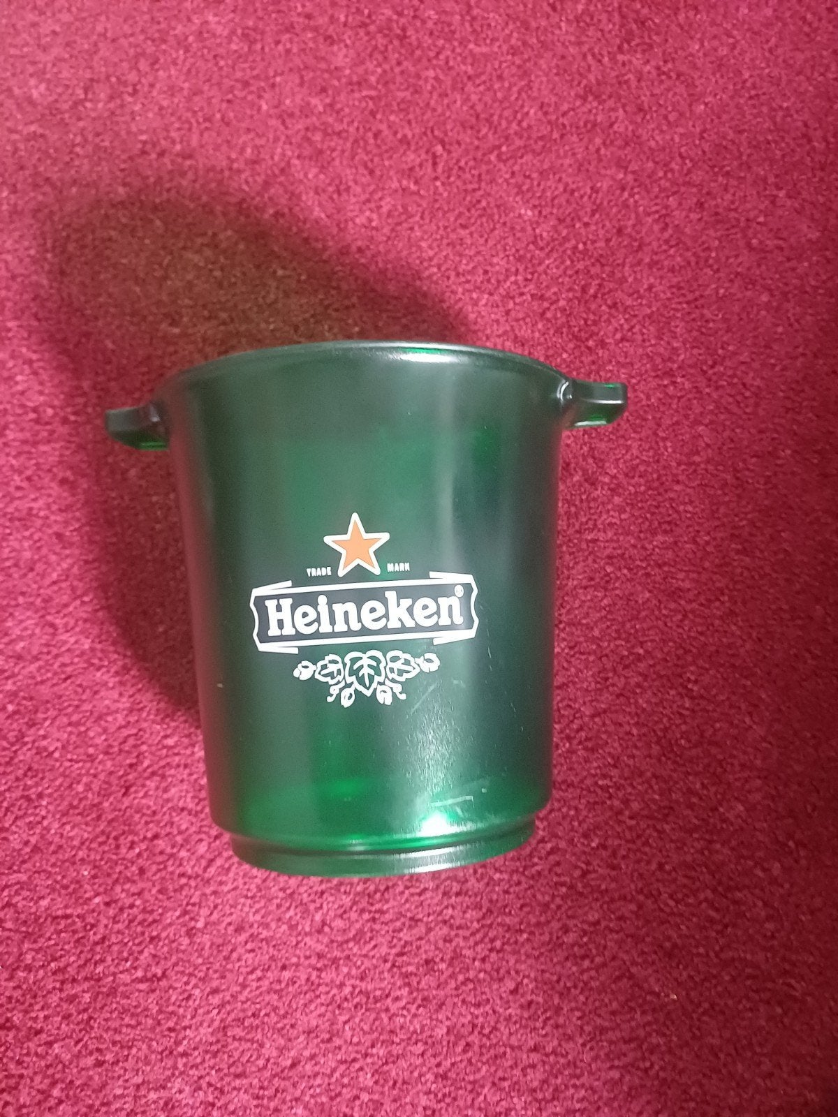 Heineken IJsemmer - Groen, Ophalen of Verzenden, Gebruikt, Gebruiksvoorwerp
