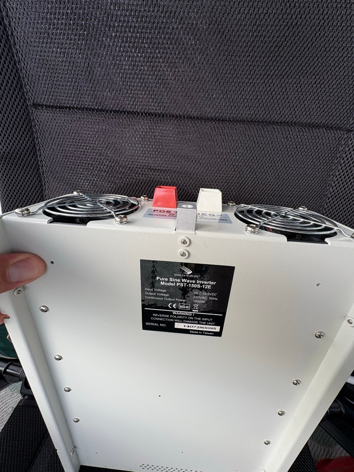 Samlex PST-150S-12E 1500W zuivere sinus omvormer 12V 230V, Ophalen of Verzenden, Gebruikt