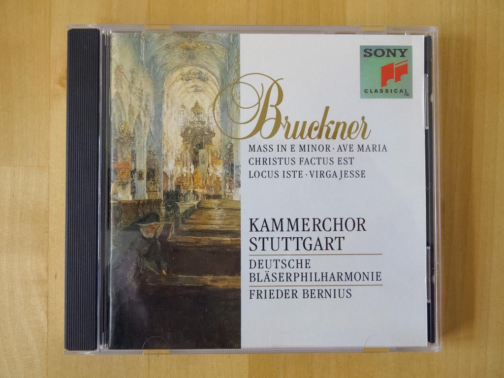 Bruckner - Mass in E minor - Frieder Bernius - CD, Ophalen of Verzenden, Romantiek, Gebruikt, Vocaal