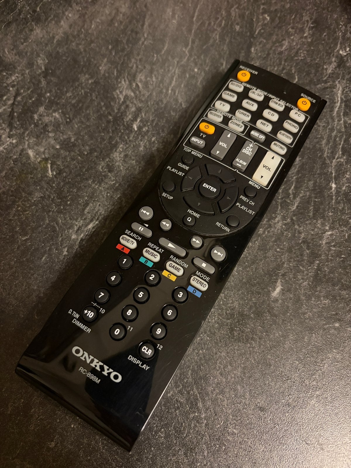 ONKYO RC-898M Afstandbediening, Ophalen, Zo goed als nieuw