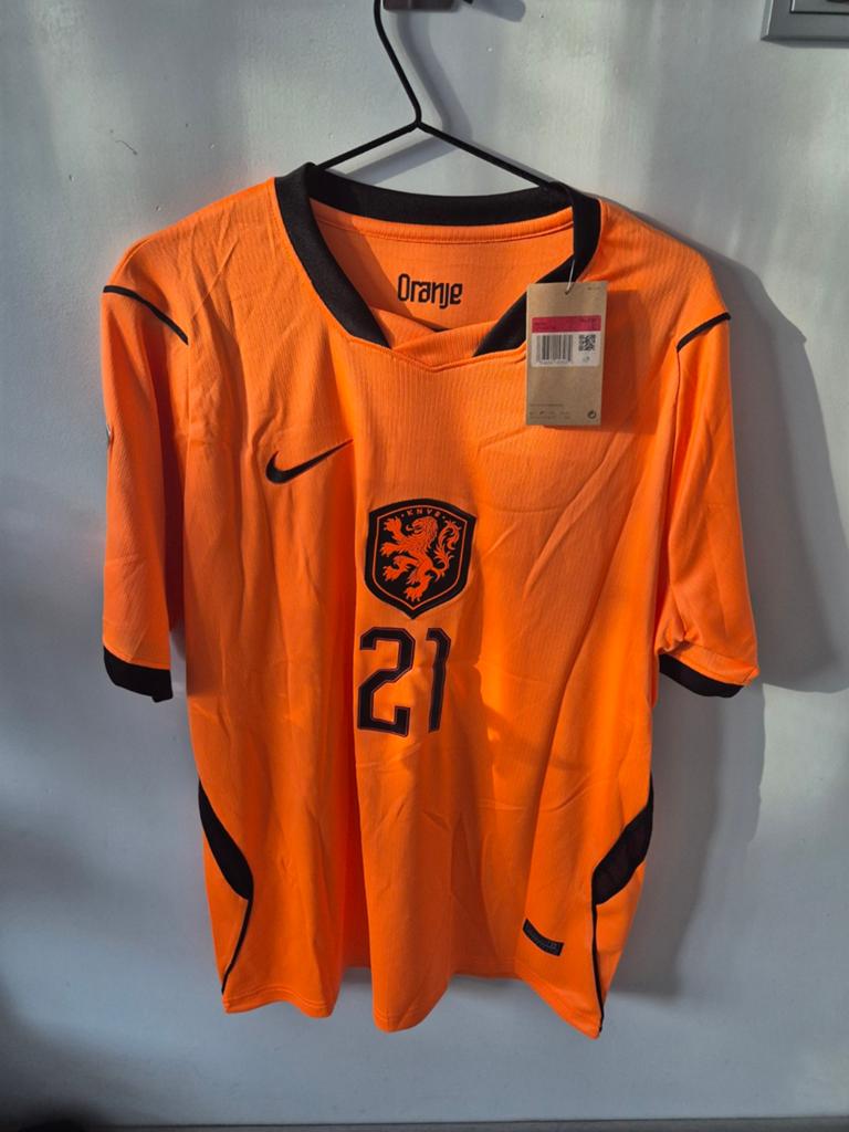 Nederlands Elftal Shirt | #21 Frenkie de Jong | Maat L, Verzamelen, Ophalen of Verzenden, Nieuw, Overige binnenlandse clubs, Shirt