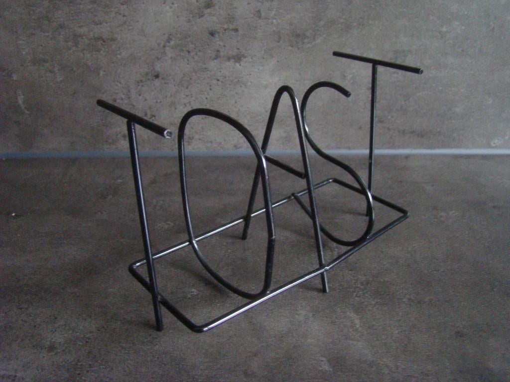 rekje voor toast, Ophalen of Verzenden, Zo goed als nieuw, Metaal, Zwart