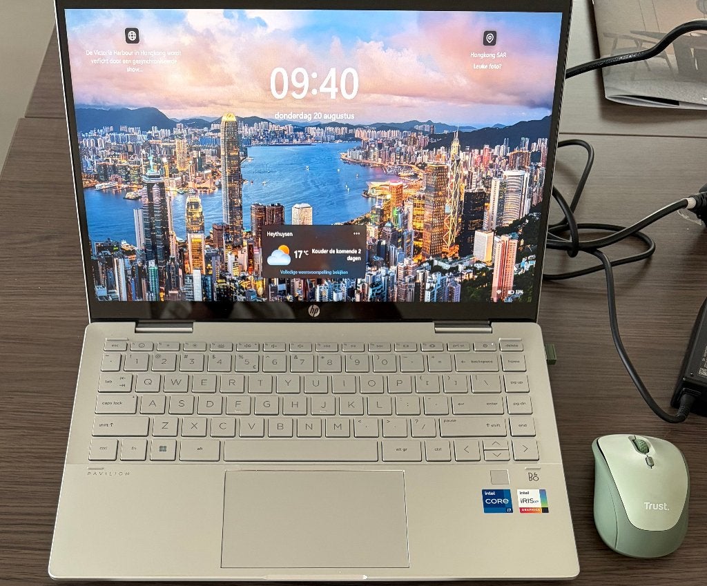 HP Pavilion x360 14" 2-in-1 Laptop - i7, 16GB RAM, 512GB SSD, Ophalen, Qwerty, 512 GB, Zo goed als nieuw