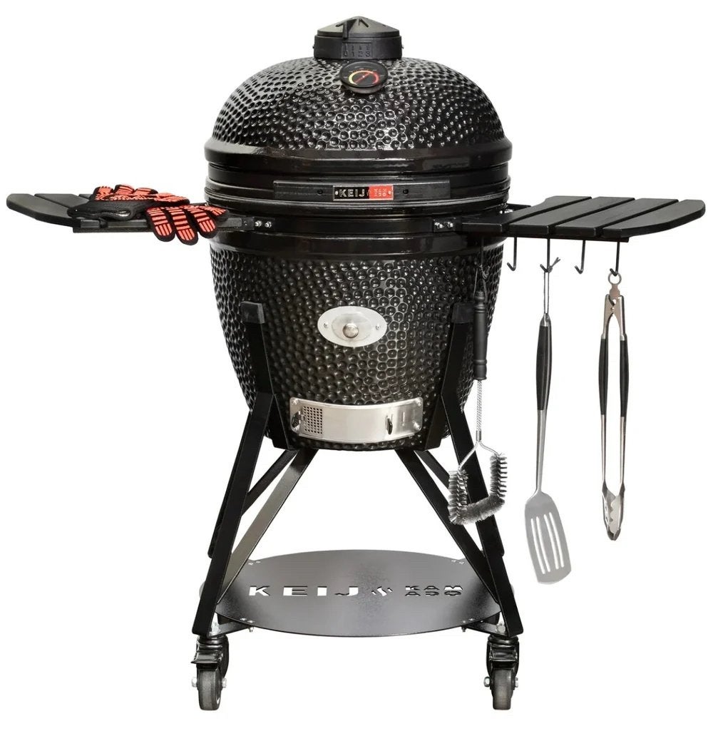 KEIJ Kamado PRO Large compleet + hoes , nauwelijks gebruikt