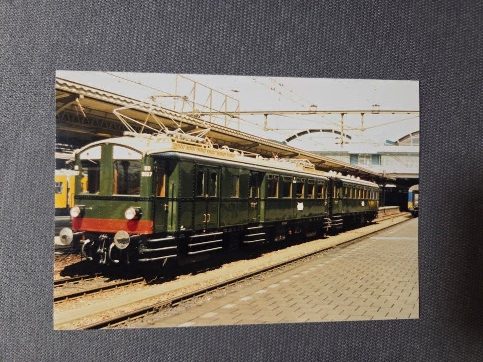 NS 150 Jaar Blokkendoos 1924 Trein Foto Spoorwegmuseum, Ophalen of Verzenden