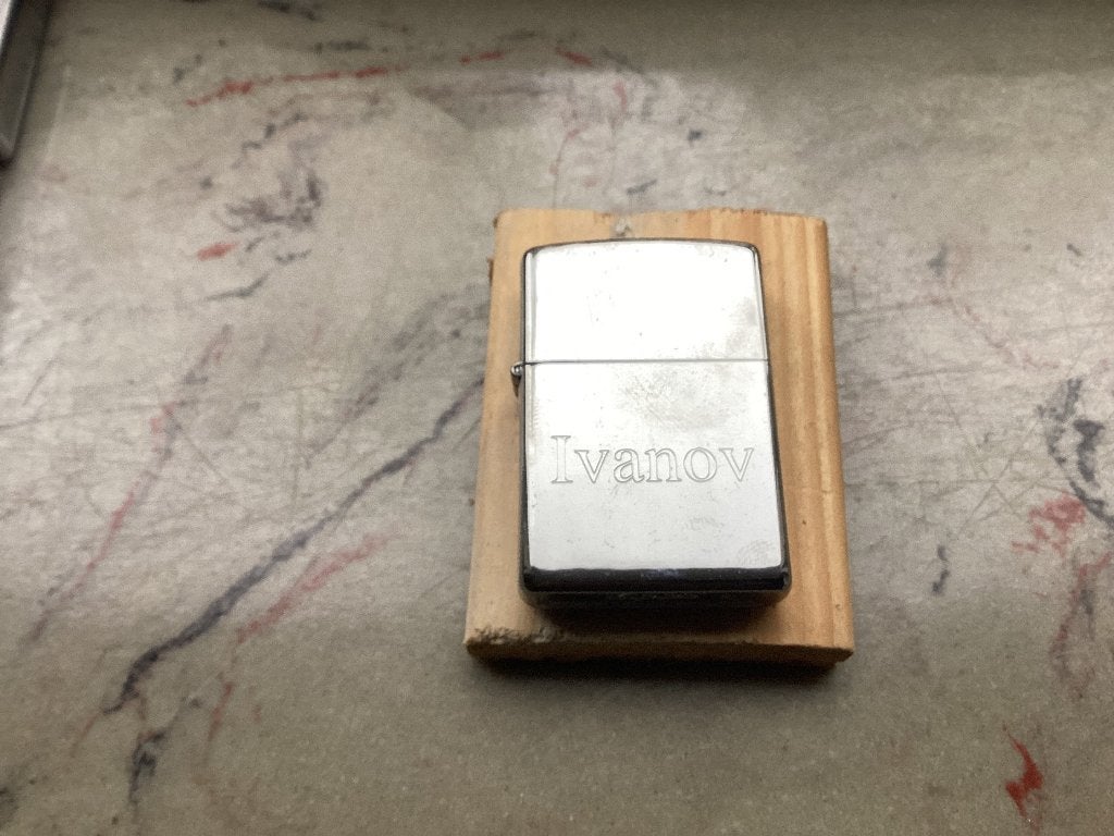 USA zippo met graveertekst, Verzenden, Nieuw, Aansteker