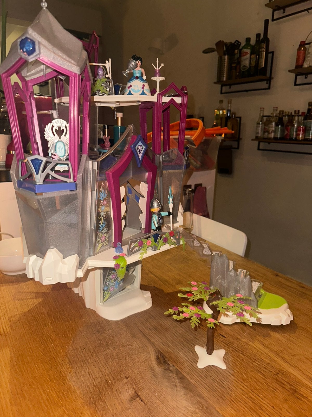 Kristalpaleis en boerderij playmobil, Ophalen, Zo goed als nieuw