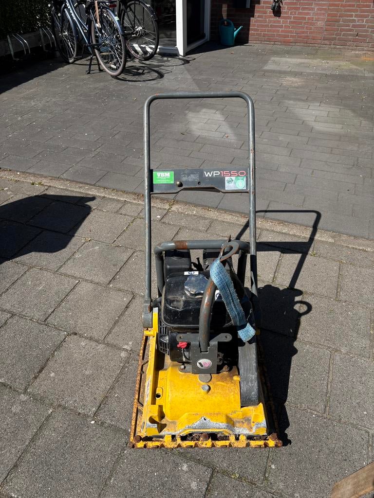 Wacker WP 1550 triplaat, Ophalen, Gebruikt