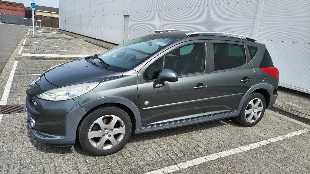 Peugeot 207 1.6 16V SW Outdoor 2008 Grijs, Zwart, 4 cilinders, 1110 kg, Origineel Nederlands
