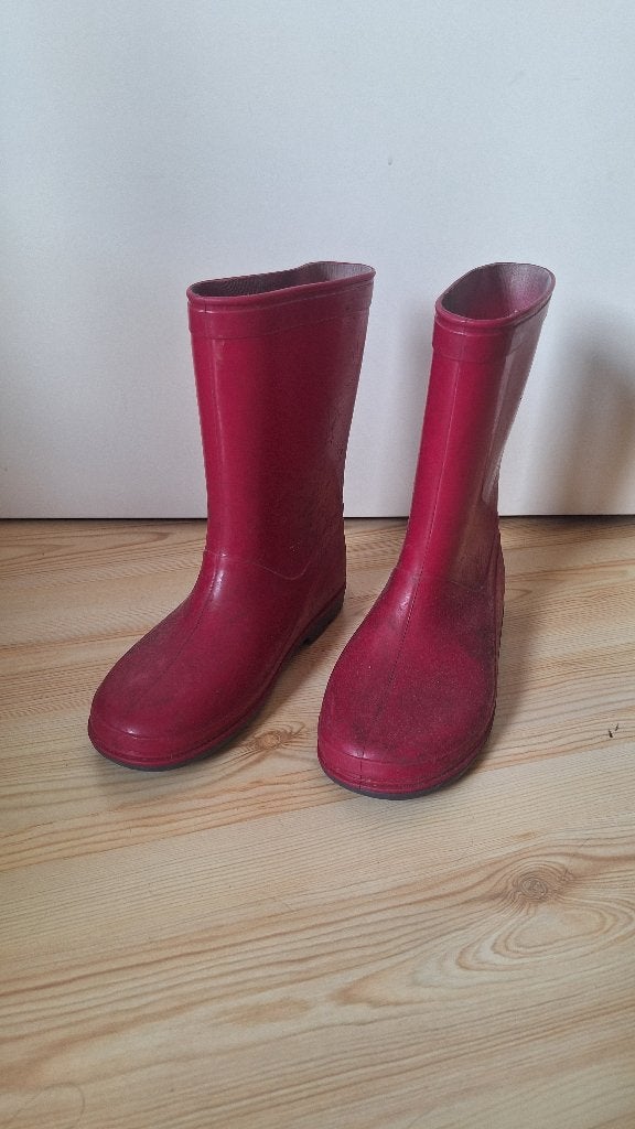 Regenlaarzen mt 35, Gebruikt, Jongen of Meisje, Ophalen of Verzenden, Laarzen