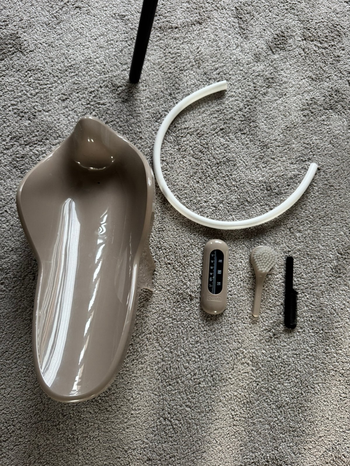 Baby badje, beige, Kinderen en Baby's, Badjes en Verzorging, Ophalen, Zo goed als nieuw, Badje, Standaard