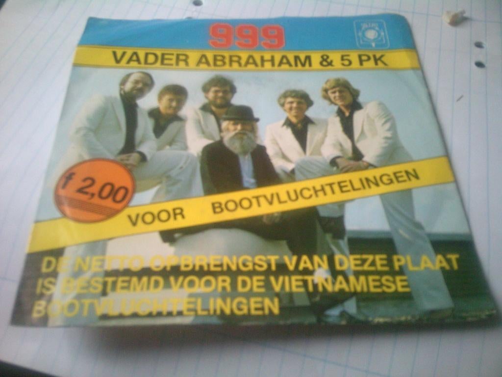 VADER ABRAHAM & 5 PK NEGEN , NEGEN , NEGEN - INSTRUMENTAAL, Ophalen of Verzenden, Zo goed als nieuw, 7 inch, Levenslied of Smartlap