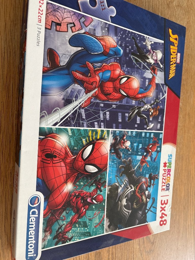 Spider-Man puzzel, Ophalen, Meer dan 50 stukjes, Gebruikt, 6 jaar of ouder