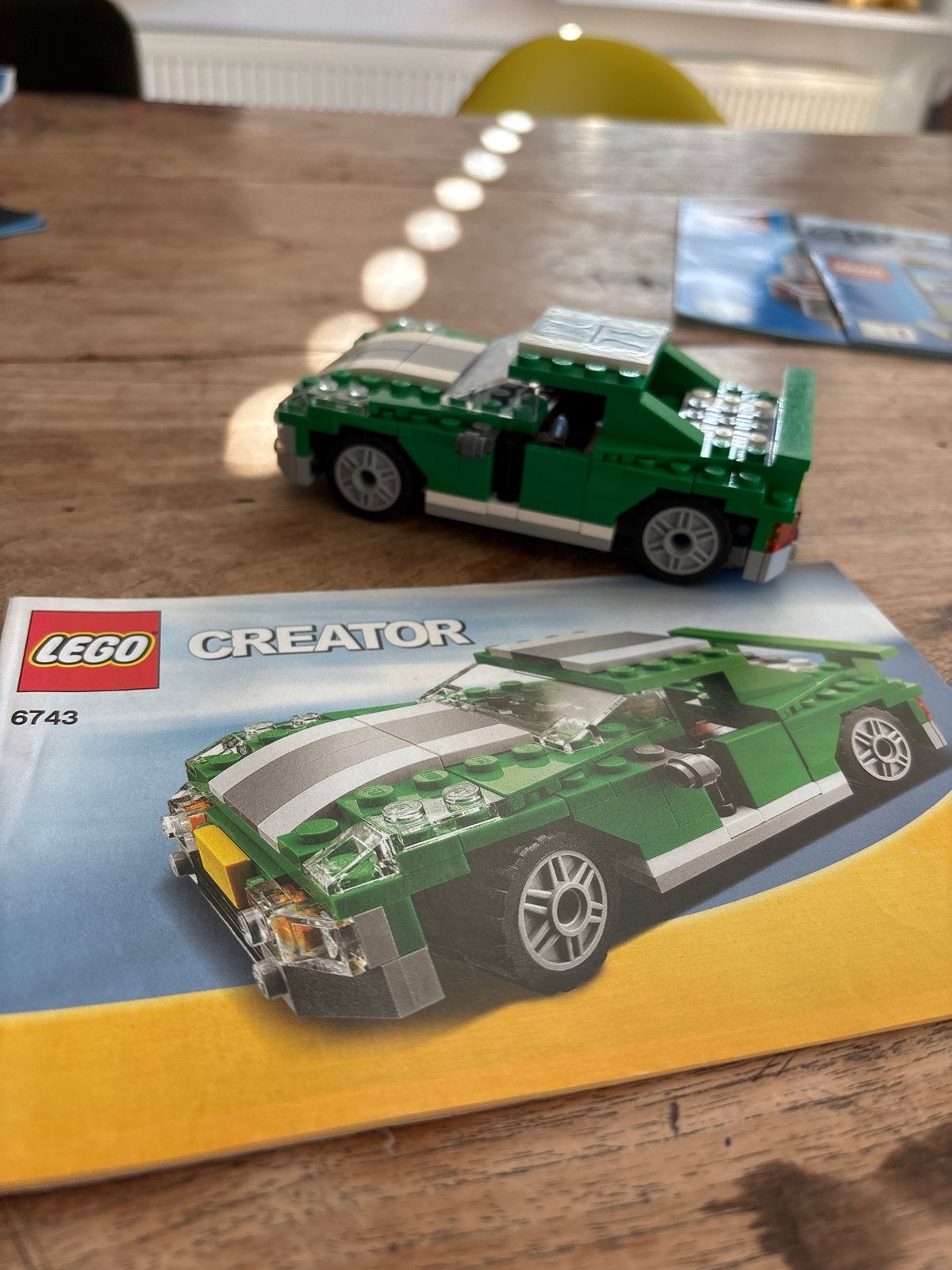 LEGO Creator 6743 Groene Sportwagen met Handleiding, Kinderen en Baby's, Gebruikt, Ophalen of Verzenden, Compleet, Creator