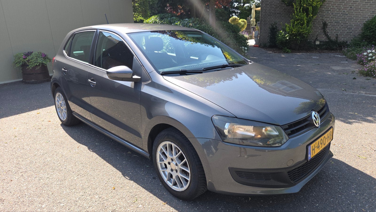 Volkswagen Polo 1.2 AIRCO 44KW 5D 2010 Grijs, Voorwielaandrijving, 40 €/maand, 1198 cc, Handgeschakeld