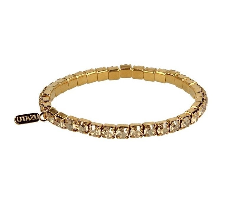 Otazu Alice Armband Gold, Met kristal, Nieuw, Ophalen of Verzenden, Goud