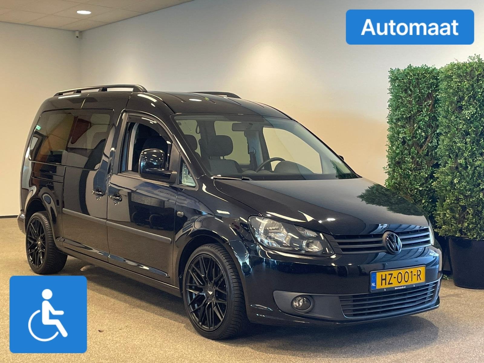Volkswagen Caddy Maxi Rolstoelauto Automaat 5+1 DIESEL, Automaat, Stof, Gebruikt, Zwart