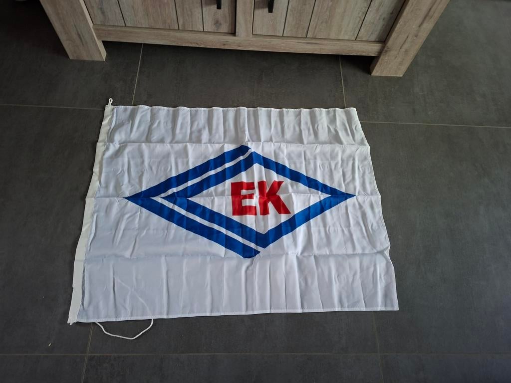 Scheepvaart vlag Ek, Ophalen of Verzenden, Zo goed als nieuw, Reclamebord