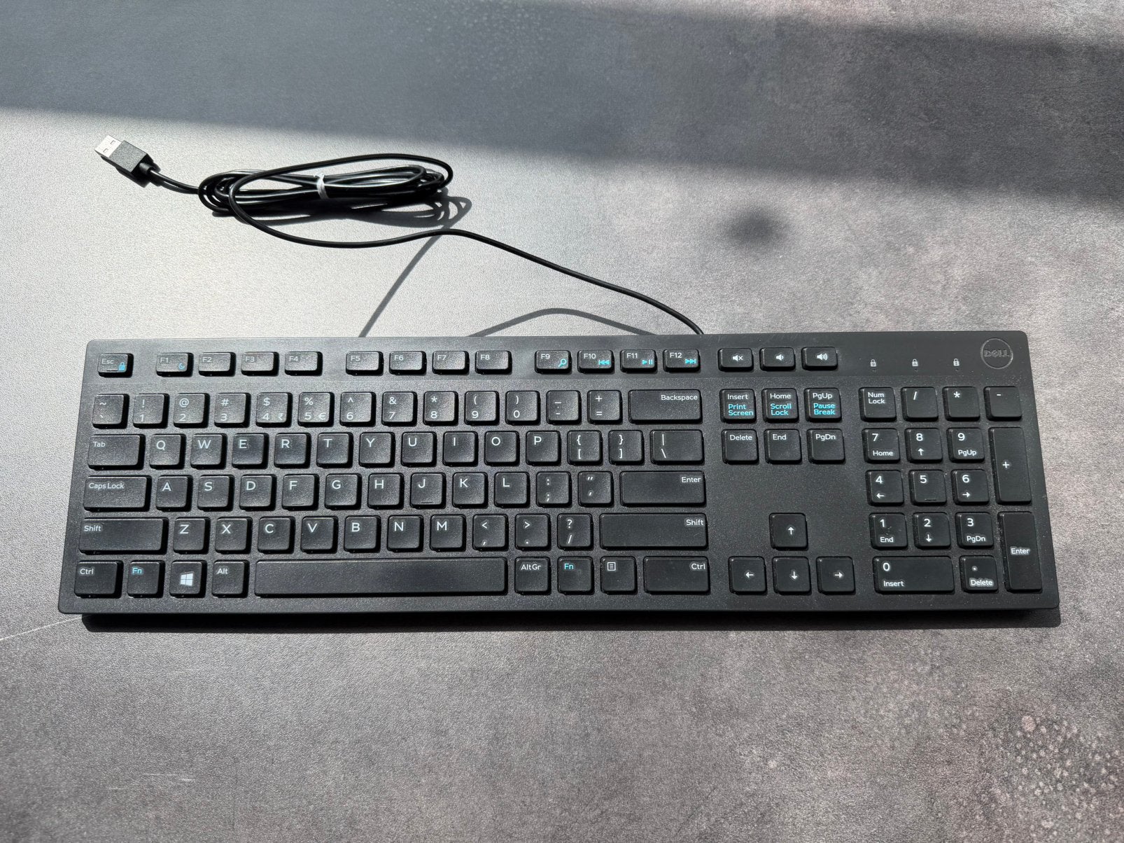 QWERTY toetsenbord Dell, Ophalen of Verzenden, Qwerty, Zo goed als nieuw, Bedraad