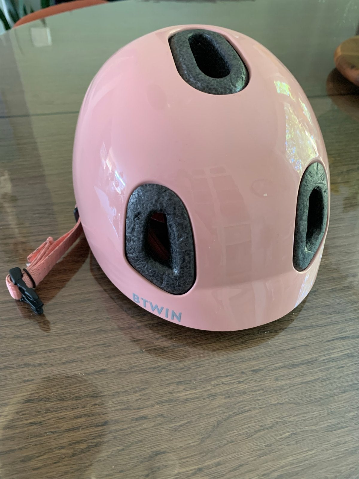Kinderhelm Btwin roze, maat XXS (44-49cm), Ophalen, Gebruikt, XXS, Meisje