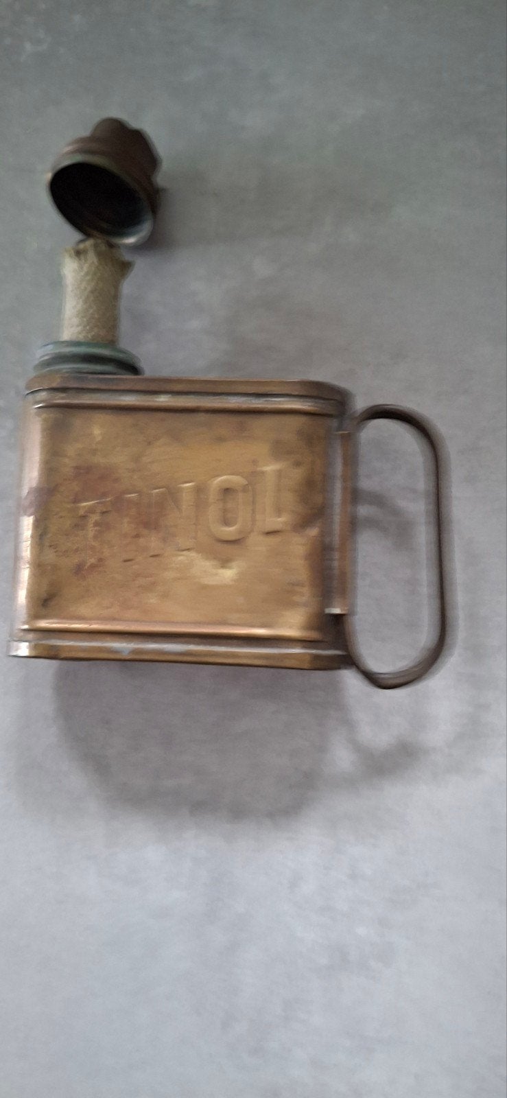 Antieke Tinol Soldeerlamp / Soldeerbout, Ophalen of Verzenden