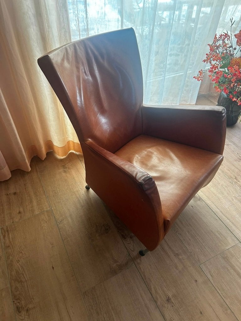 Montis Fauteuil Windy, Ophalen, Gebruikt, 100 tot 125 cm, Leer