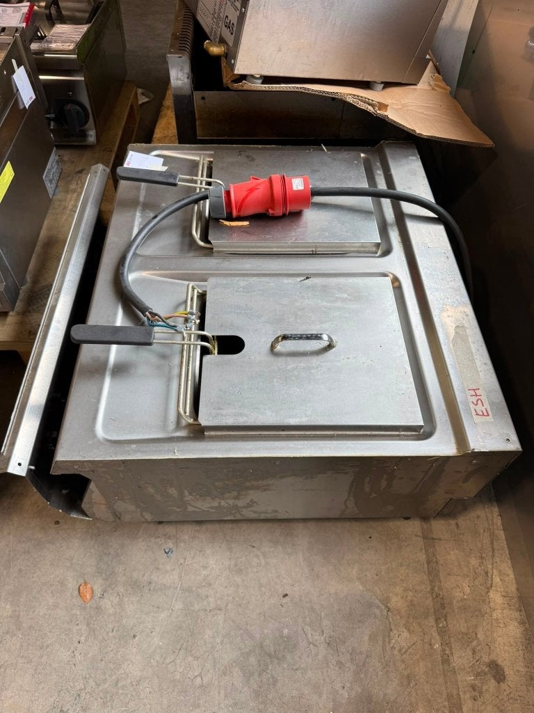 Heavy Duty Friteuse - 2 x 12 L - Dubbel - Elektrisch, 4 liter of meer, Ophalen, Gebruikt, Duo-friteuse