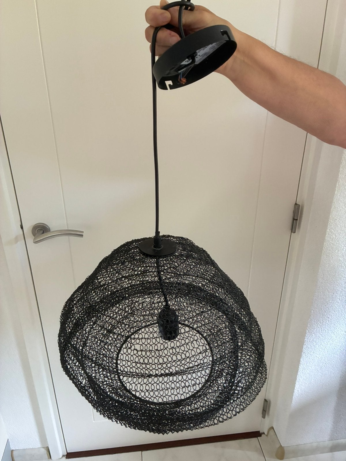 Hanglamp, Ophalen, Gebruikt