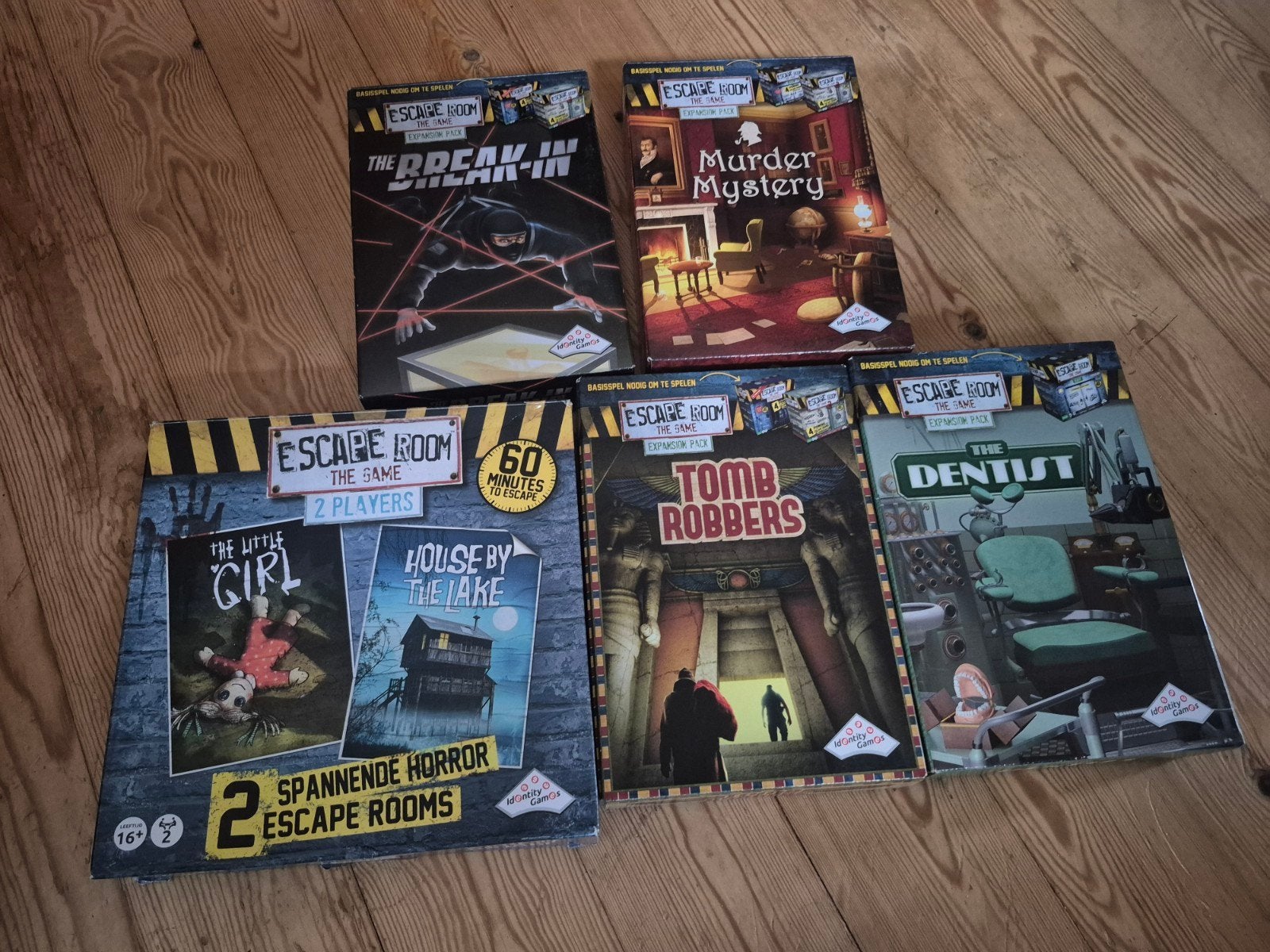 escape room the game uitbreidingen/expansions, Hobby en Vrije tijd, Gezelschapsspellen | Bordspellen, Ophalen of Verzenden, Gebruikt
