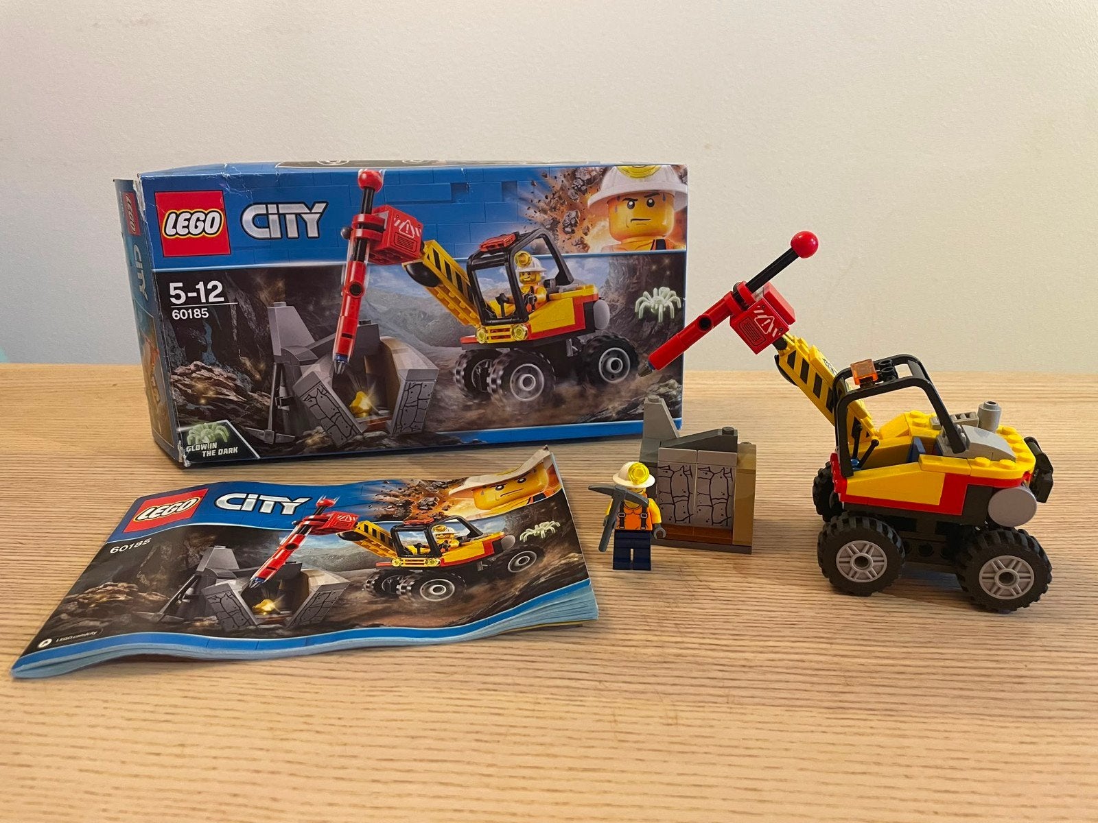 Lego City 60185 Mijnbouw Zware Boorwagen, Kinderen en Baby's, City, Inclusief instructies, Lego, Ophalen of Verzenden