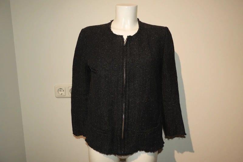 Etoile Isabel Marant vest jasje mooie gemelleerde stof M, Kleding | Dames, Verzenden, Zo goed als nieuw, Grijs, Maat 38/40 (M)