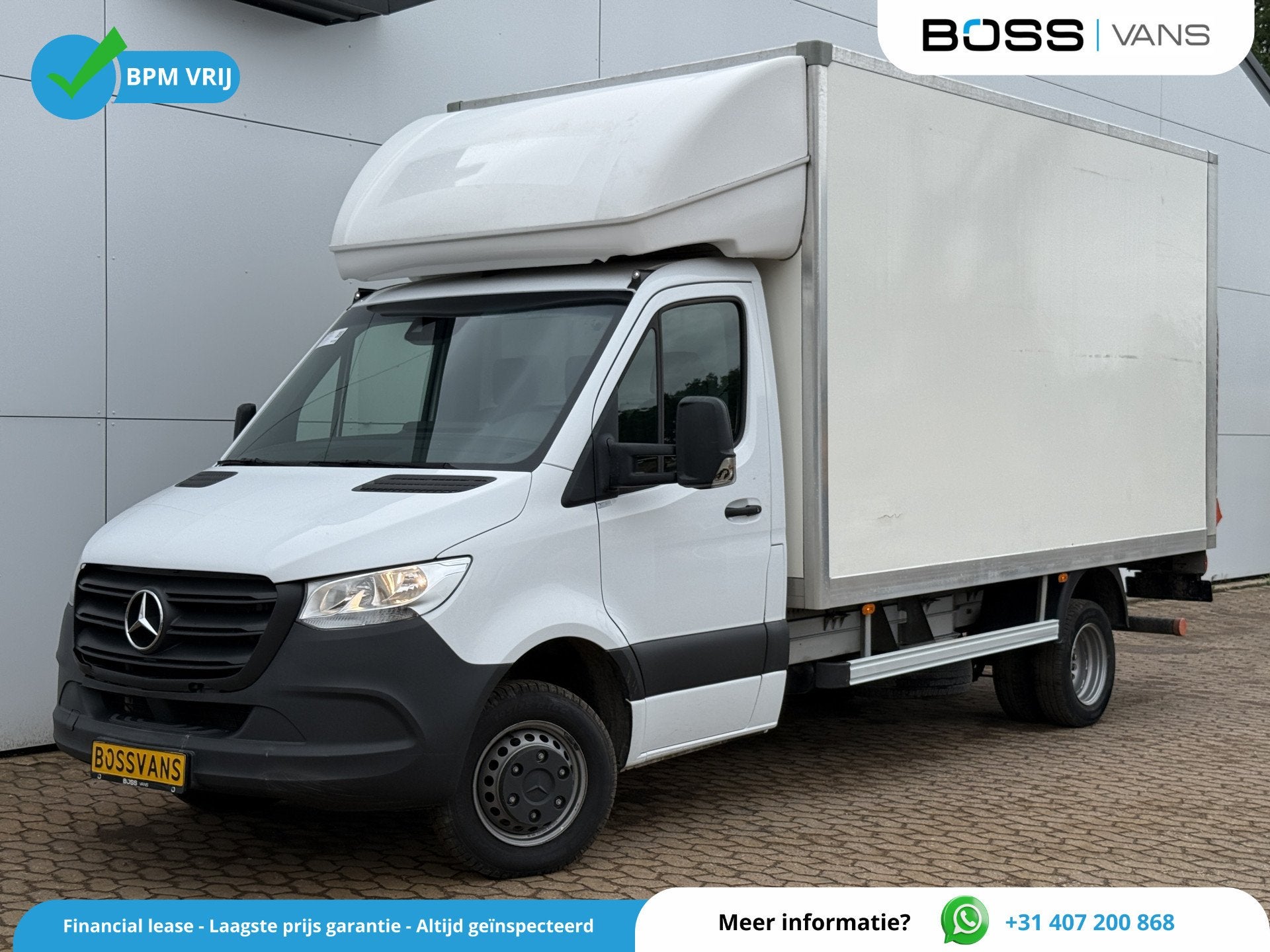 Mercedes-Benz Sprinter 515 1.9 CDI 150PK Laadklep Bakwagen D, Auto's, Bestelauto's, Gebruikt, Zwart, 4 cilinders, Mercedes-Benz